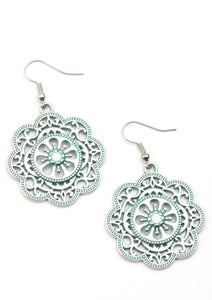 Western Mandalas - Blue Earrings