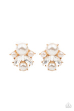 Load image into Gallery viewer, Royal Reverie - Gold Pearl Earrings
