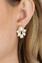 Load image into Gallery viewer, Royal Reverie - Gold Pearl Earrings
