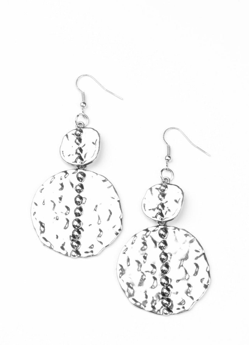 Metro Metalhead - Silver Earrings