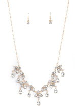 Load image into Gallery viewer, Vintage Royale - Gold Rhinestone - Necklace - N0470 Media 1 of 3
