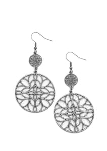 Mandala Eden - Black Earrings - E0482 