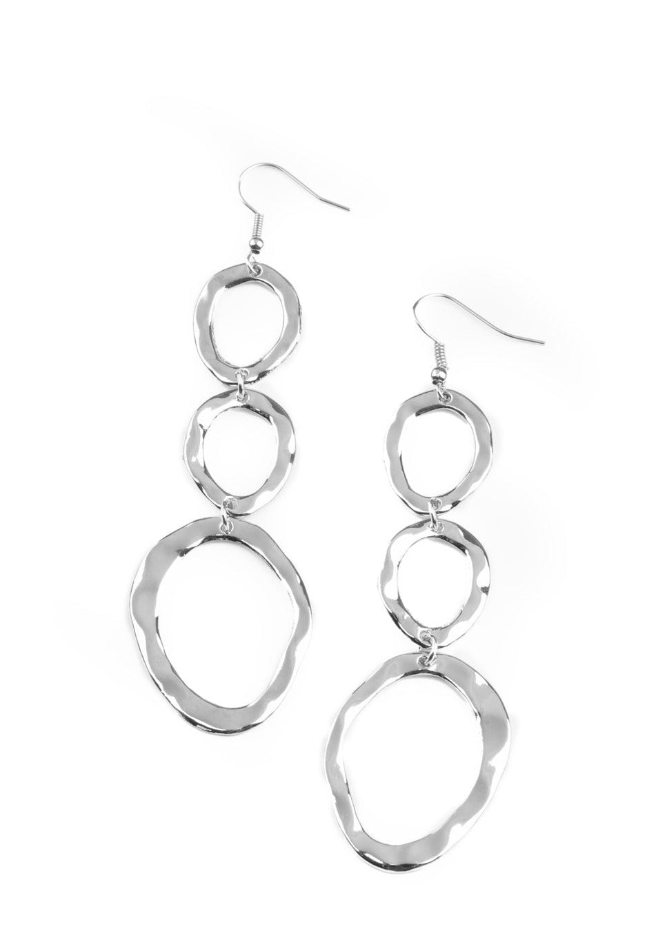 So OVAL It! - Silver Earrings - E0043