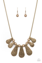 Load image into Gallery viewer, Gallery Goddess - Brass Necklace - N0492
