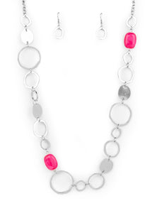 Colorful Combo - Pink Necklace - N0675