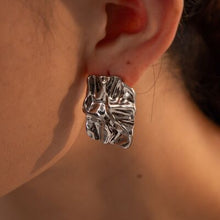 Load image into Gallery viewer, Geometric Stainless Steel Gold-Plated Earrings
