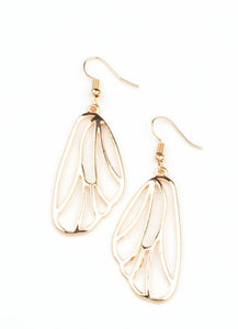 Turn Into A Butterfly - Gold Earrings - E0517