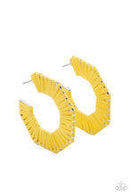 Load image into Gallery viewer, Fabulously Fiesta - Yellow Earrings - E0740
