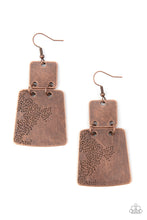 Load image into Gallery viewer, Tagging Along - Copper Earrings -E0638
