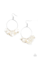 Load image into Gallery viewer, Sailboats and Seashells - White Earrings - E0681
