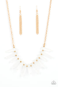 Ice Age Intensity - Gold Necklace -N0653