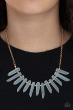 Load image into Gallery viewer, Ice Age Intensity - Gold Necklace -N0653
