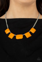 Load image into Gallery viewer, Instant Mood Booster - Orange Necklace -N0807

