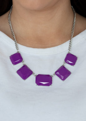 purple necklace