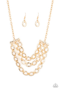 Repeat After Me - Gold Necklace - N0818