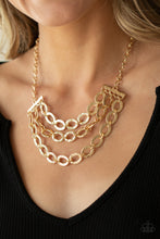 Load image into Gallery viewer, Repeat After Me - Gold Necklace - N0818

