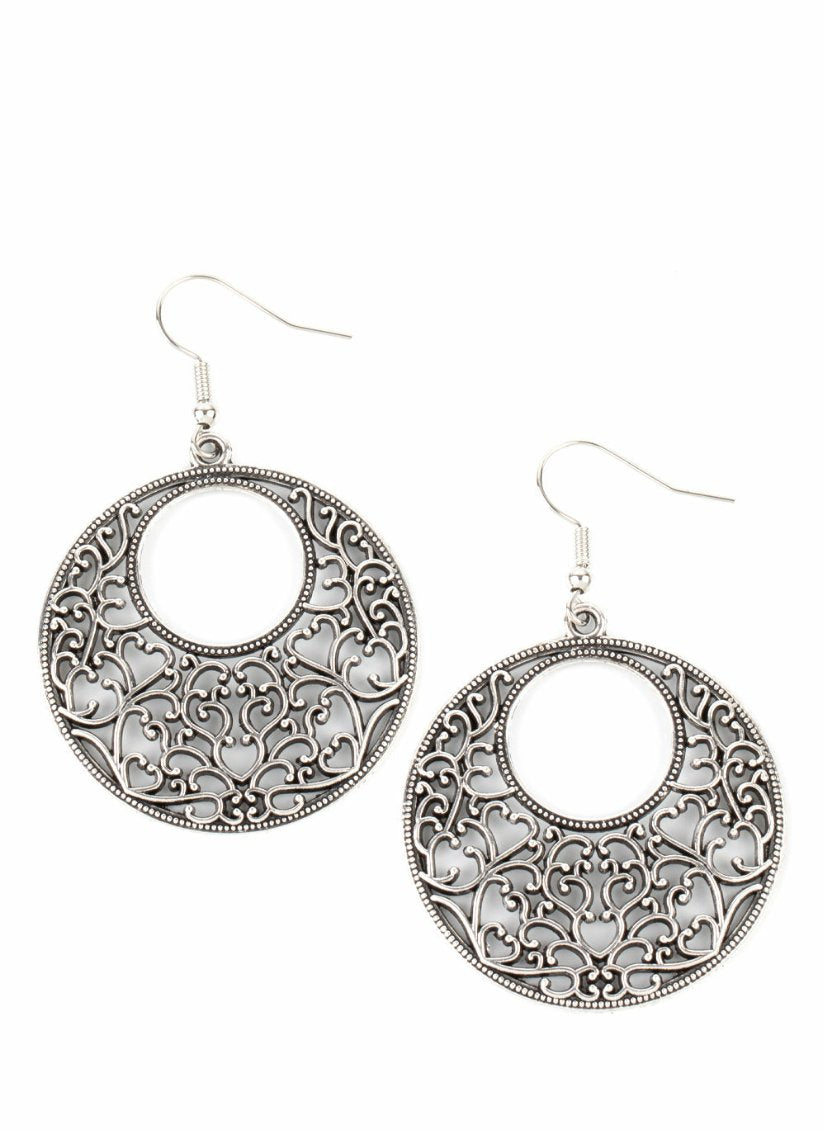 Vineyard Romance - Silver Earrings - E0754