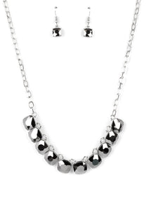 Radiance Squared - Silver Necklace - N0953