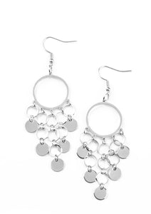 Cyber Chime - Silver Earrings