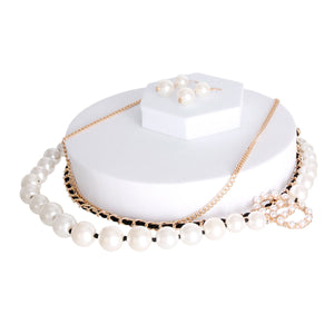 Lustrous Layered Pearl Necklace - Bespoke Dupe