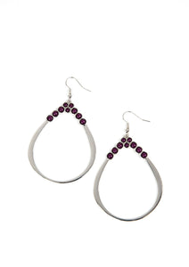 Festive Fervor - Purple Earrings