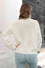 Load image into Gallery viewer, Cable-Knit Turtleneck Sweater
