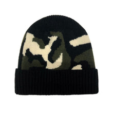 Load image into Gallery viewer, Beanie Hat Camouflage Print Cuff Hat for Women
