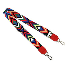 Load image into Gallery viewer, Multi Chevron Red Bag Strap
