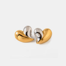 Load image into Gallery viewer, Heart Shape Stainless Steel Stud Earrings
