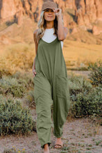 Load image into Gallery viewer, Double Take Full Size V-Neck Sleeveless Jumpsuit with Pockets
