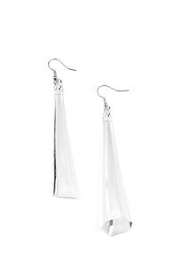 Break The Ice White Earrings -E0029