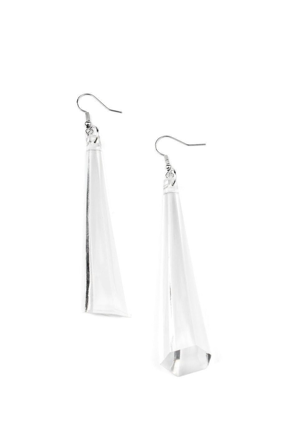 Break The Ice White Earrings -E0029