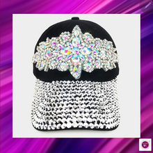 Load image into Gallery viewer, Bling Flower Stone Embellished Cap
