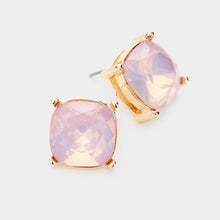 Load image into Gallery viewer, Pink Opal Stud Earrings  - E1049
