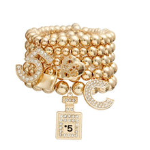 Load image into Gallery viewer, Shiny Gold Boutique Charm Bracelets
