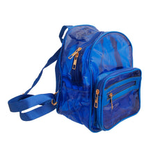 Load image into Gallery viewer, Blue Transparent Backpack
