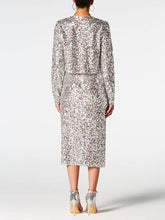 Load image into Gallery viewer, Sequin Cardigan and Straight Dress Set
