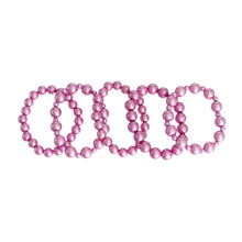 Load image into Gallery viewer, Purple Pearl Bracelets 5 Pcs
