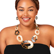 Load image into Gallery viewer, Leopard Link Necklace Set
