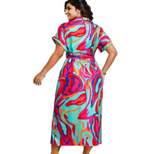 Load image into Gallery viewer, Large Hip Pleat Shirt Dress
