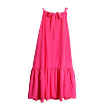 Load image into Gallery viewer, 4XL Pink VL Halter Dress
