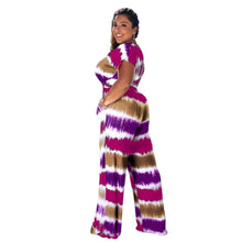 Load image into Gallery viewer, 1XL Purple Tie Dye Outfit Set
