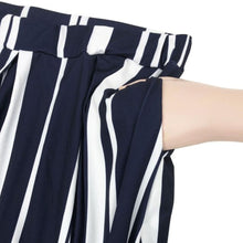Load image into Gallery viewer, 5XL Navy Stripe Outfit Set
