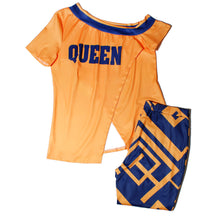 Load image into Gallery viewer, 2XL Orange Queen Outfit Set
