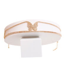 Load image into Gallery viewer, Gold Bling 2 Pcs Butterfly Collar Set
