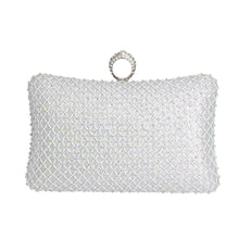 Load image into Gallery viewer, Silver Hardcase Ring Clutch
