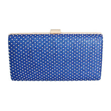 Load image into Gallery viewer, Clutch Hard Case Royal Blue Bag for Women
