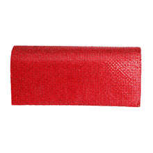 Load image into Gallery viewer, Clutch Red Rhinestone Evening Bag for Women
