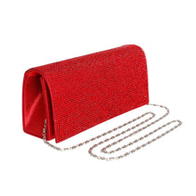 Load image into Gallery viewer, Clutch Red Rhinestone Evening Bag for Women
