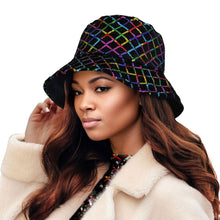 Load image into Gallery viewer, Multi Color Sequin Diamond Stitch Bucket Hat
